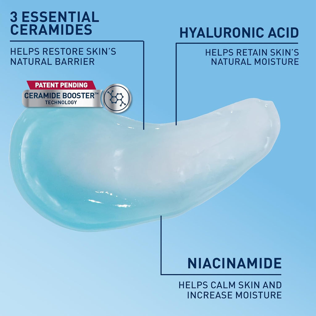 Hydrating Hyaluronic Acid Water Gel Moisturizer for Face, 1.7Oz
