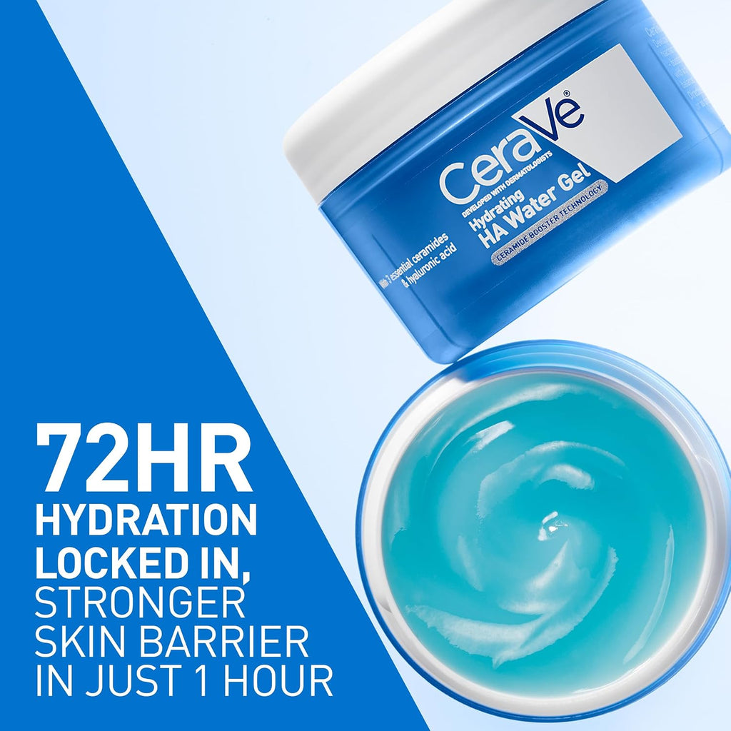 Hydrating Hyaluronic Acid Water Gel Moisturizer for Face, 1.7Oz
