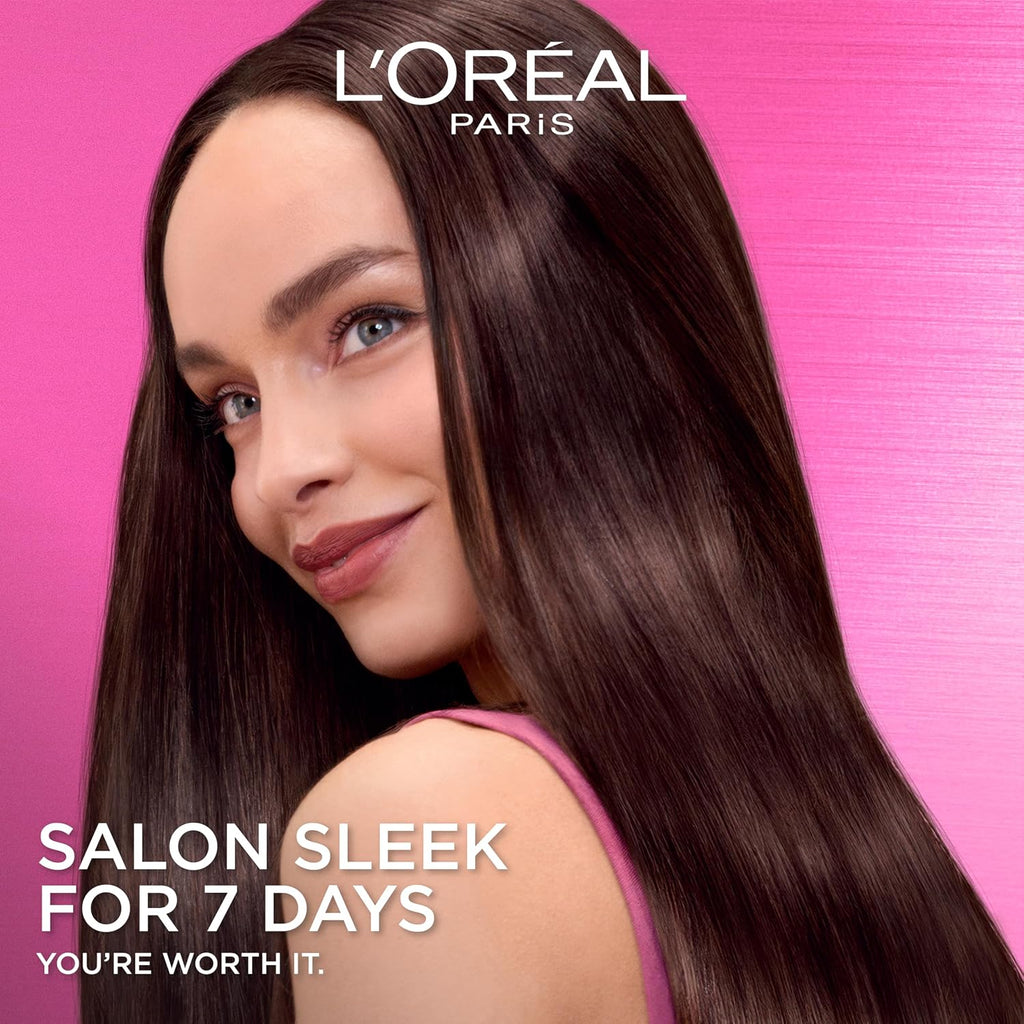 Sulfate Free Iron Sleek Smoothing Shampoo and Conditioner Set, Frizz Control and Humidity-Resistant Formula with Alpha-Acids, Suitable for Color-Treated Hair, Everpure, 13.6 Fl Oz Set