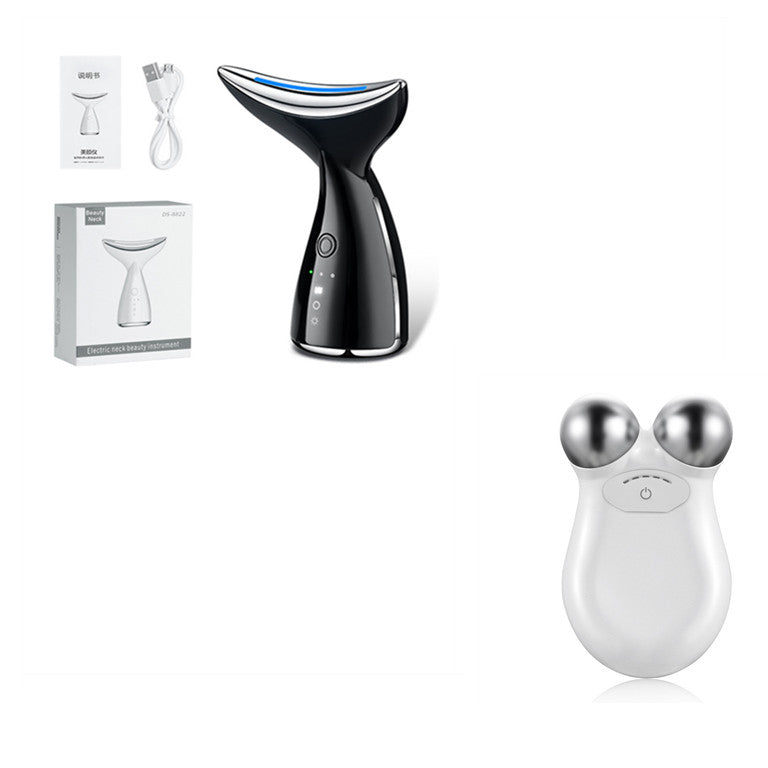 EMS Microcurrent Neck & Face Lifter – 3‑Color LED Photon Therapy, Anti‑Aging & Double Chin Reducer