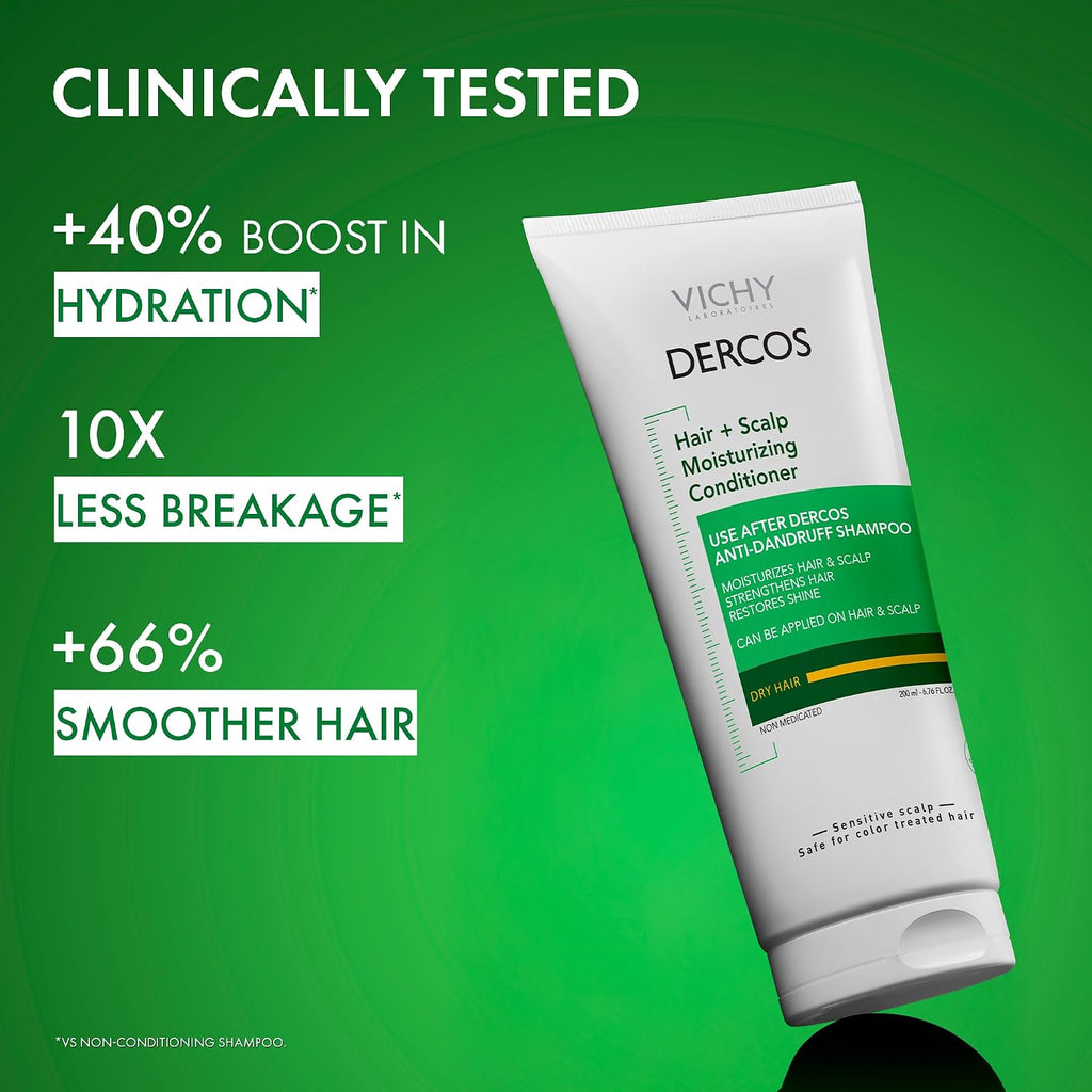 VICHY Dercos Hair & Scalp Moisturizing Conditioner 200ml