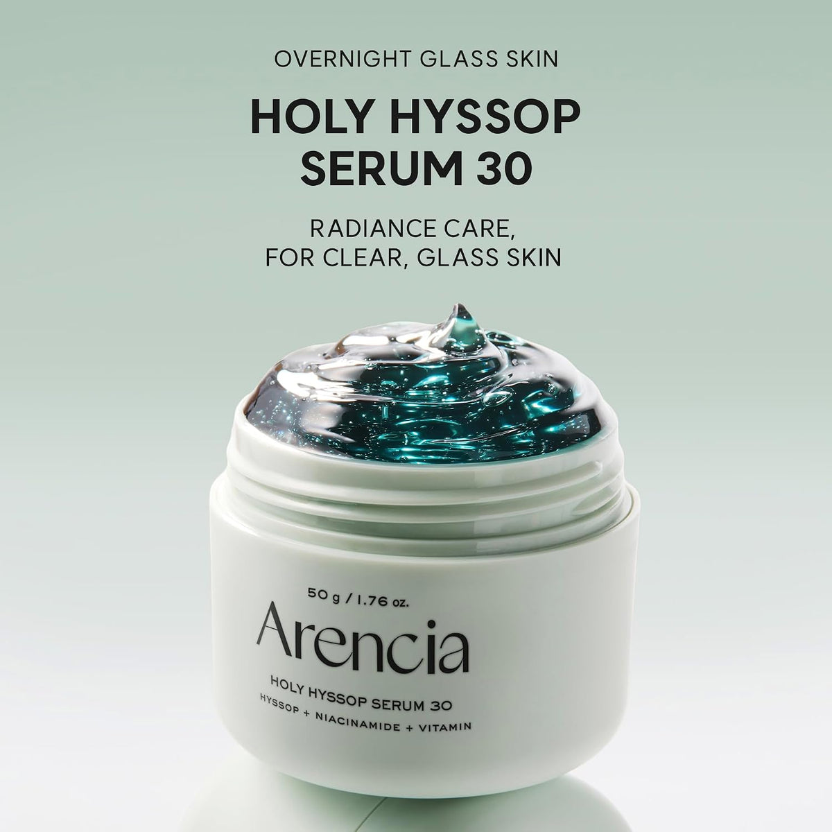 ARENCIA Glow Hyssop Overnight Face Mask Serum 30ml
