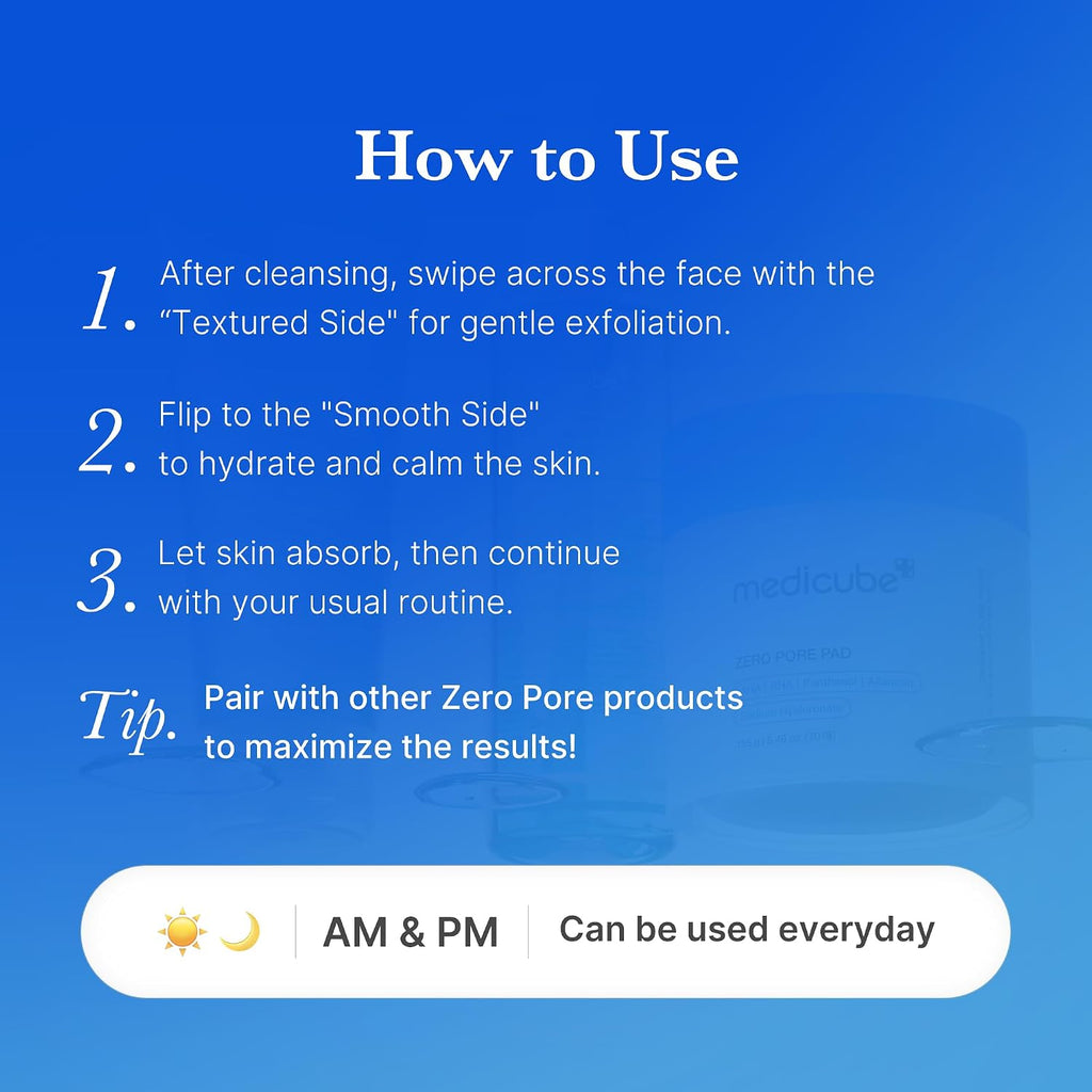 Medicube Zero Pore Pad 2.0 Facial Toner Pads