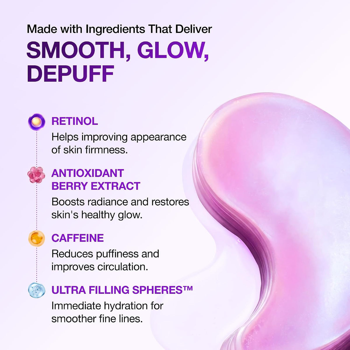 ANUA Retinol Berry Eye Patches 60 Count