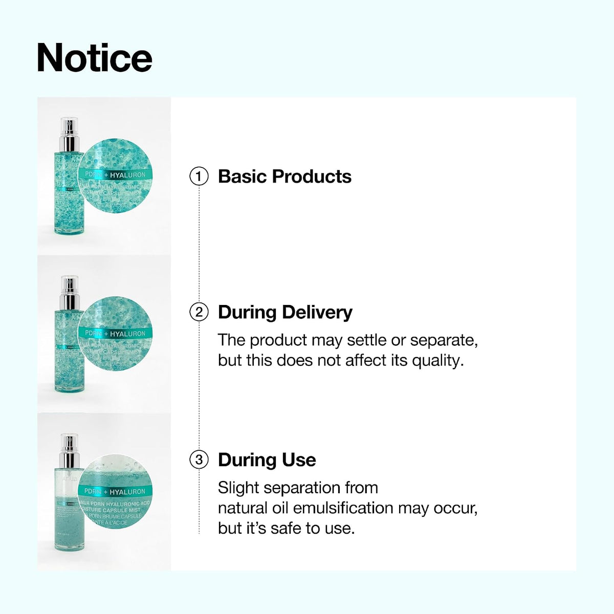 ANUA PDRN Collagen Glow Facial Serum Spray