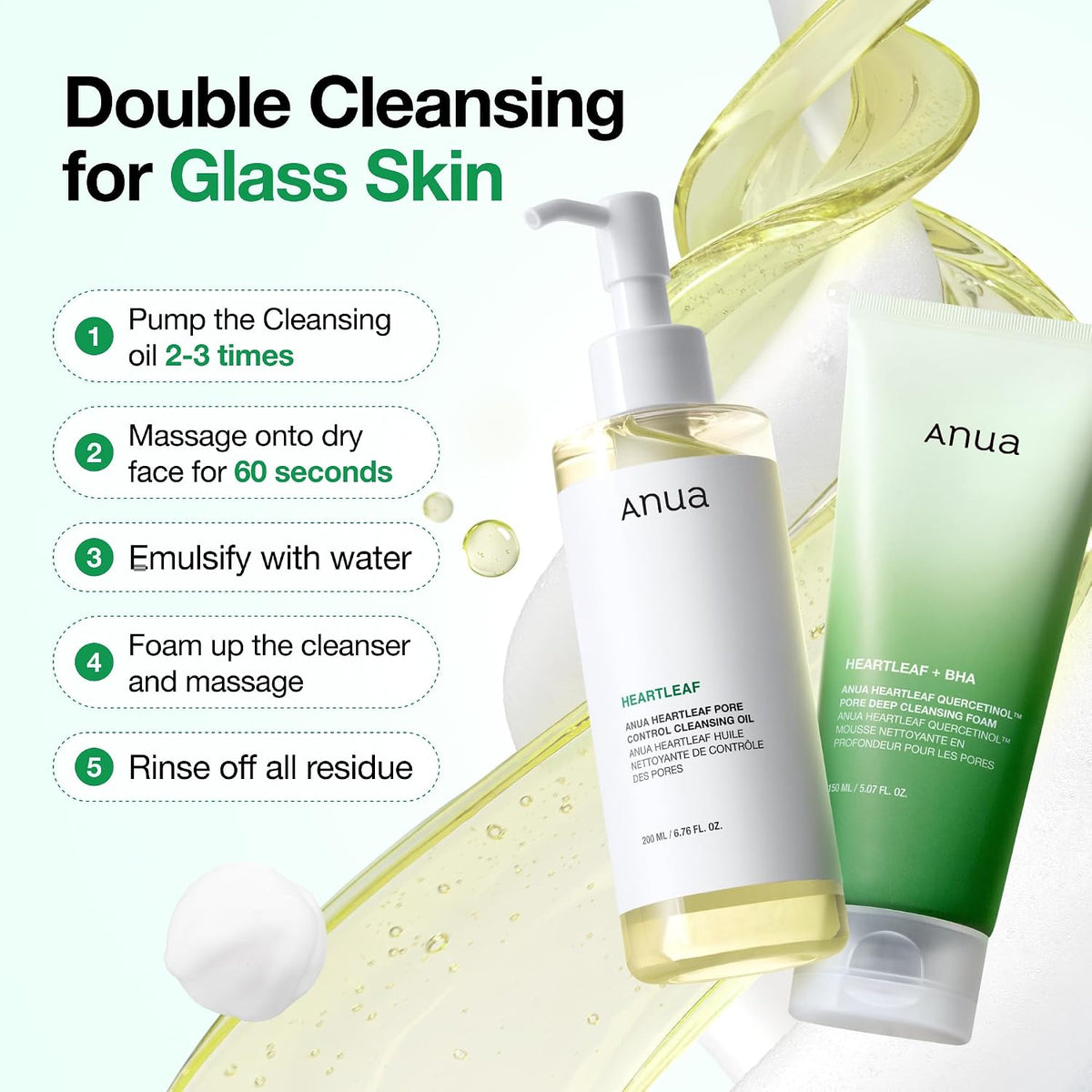 ANUA Double Cleansing Duo Set