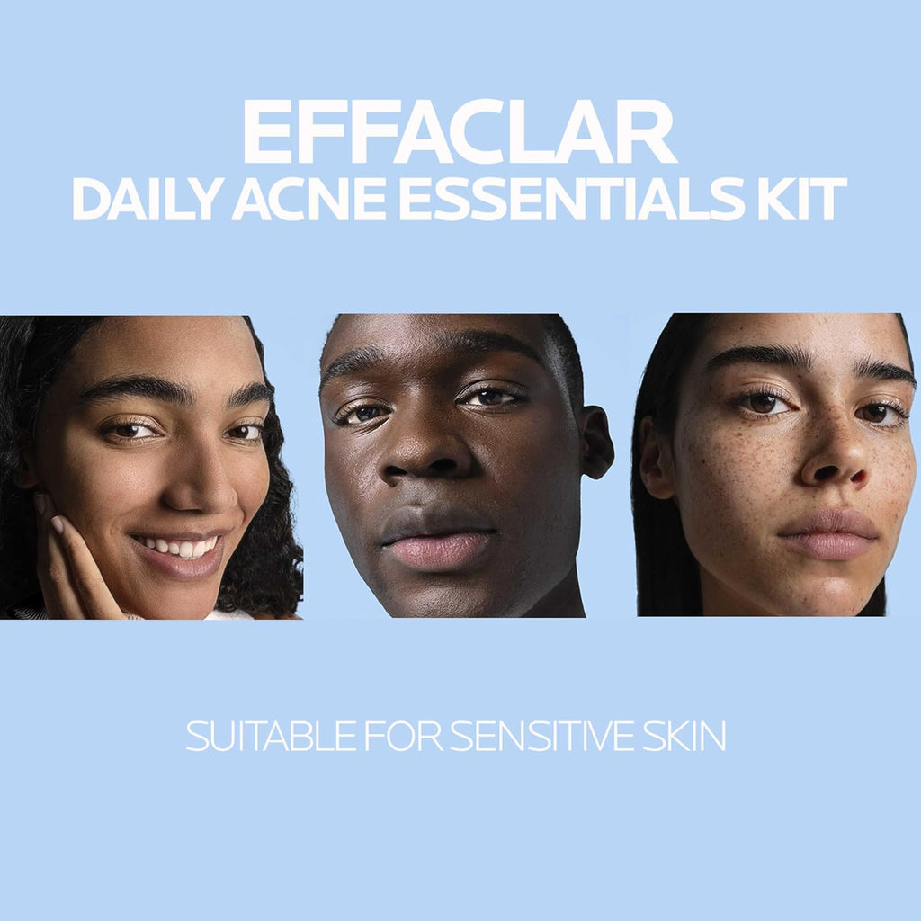 La Roche-Posay Effaclar Daily Acne 3-Step Skin Care Kit