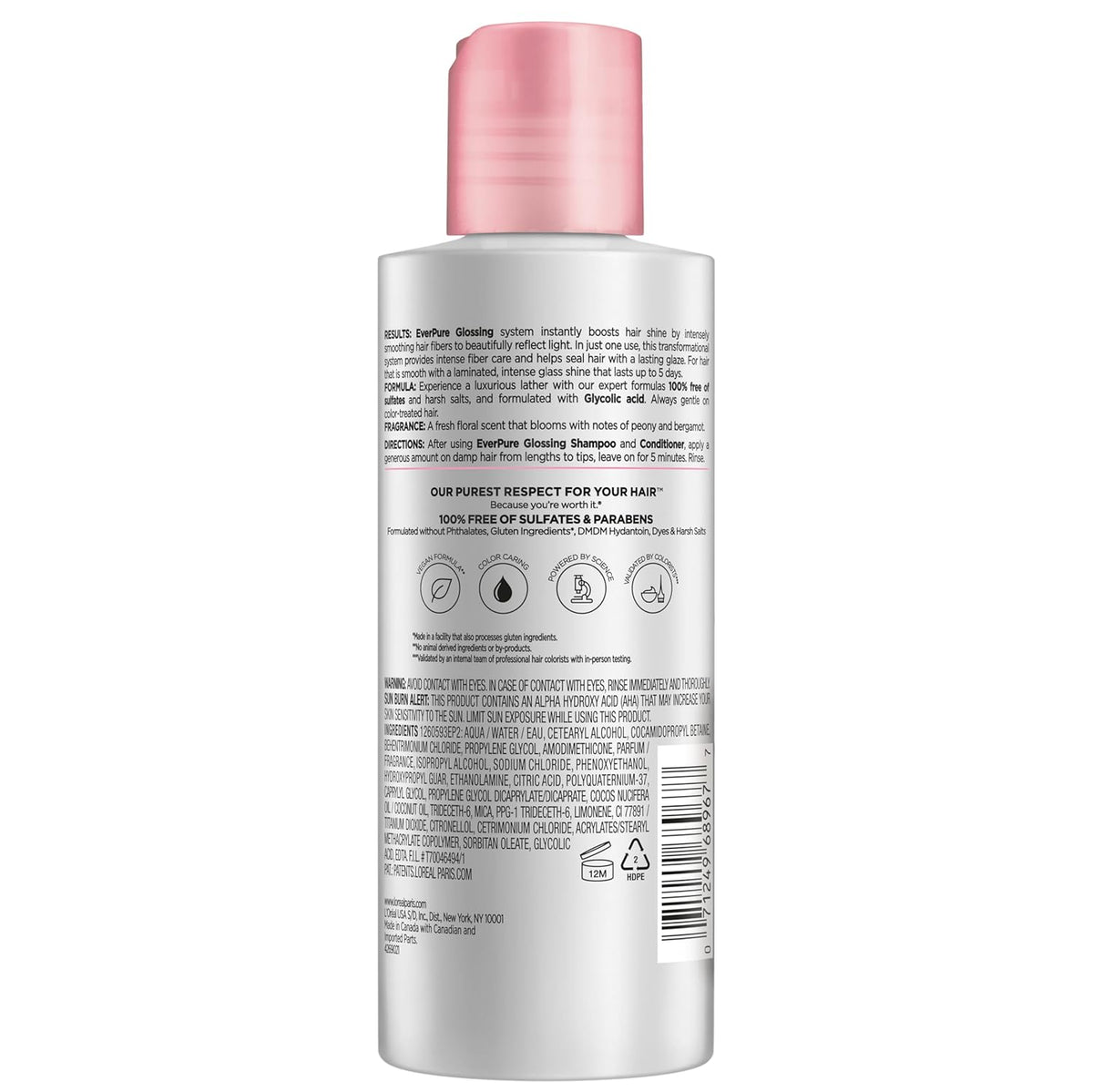 L'Oreal Paris EverPure Glossing Hair Mask 150ml
