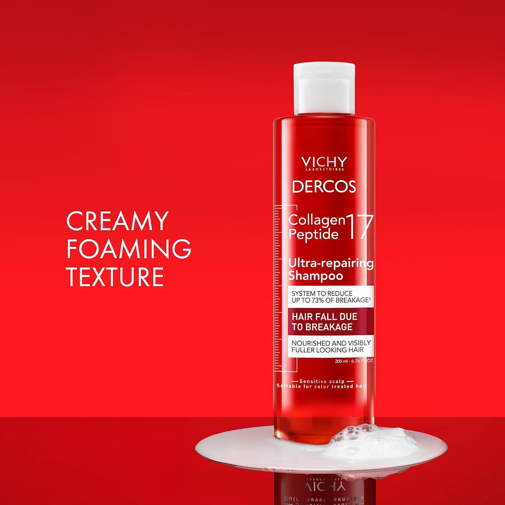 VICHY Dercos Collagen Peptide 17 Ultra Repairing Shampoo