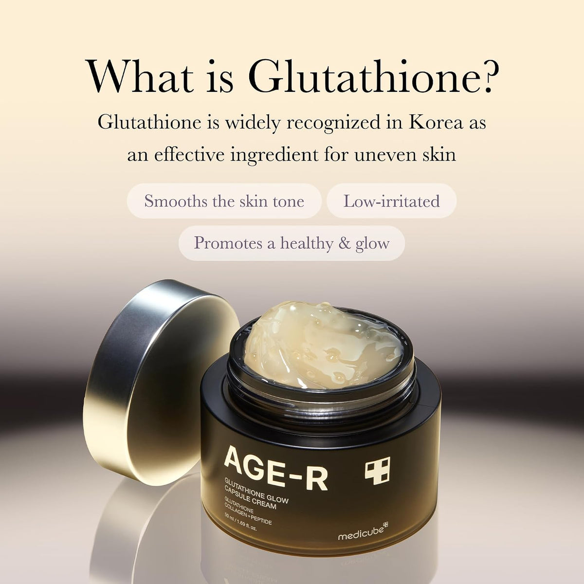 Medicube AGE-R Glutathione Glow Capsule Facial Cream 50ml