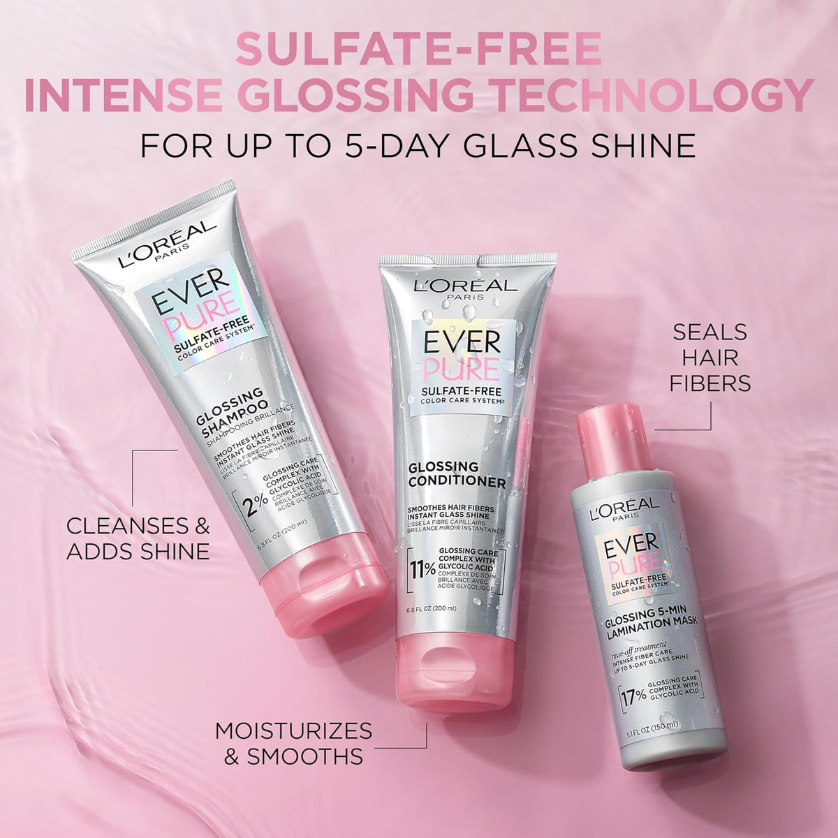 L'Oreal Paris EverPure Glossing Hair Mask 150ml