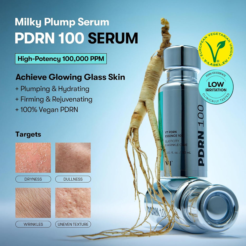 VT COSMETICS PDRN 100 Essence Intensive Glow Serum 30ml