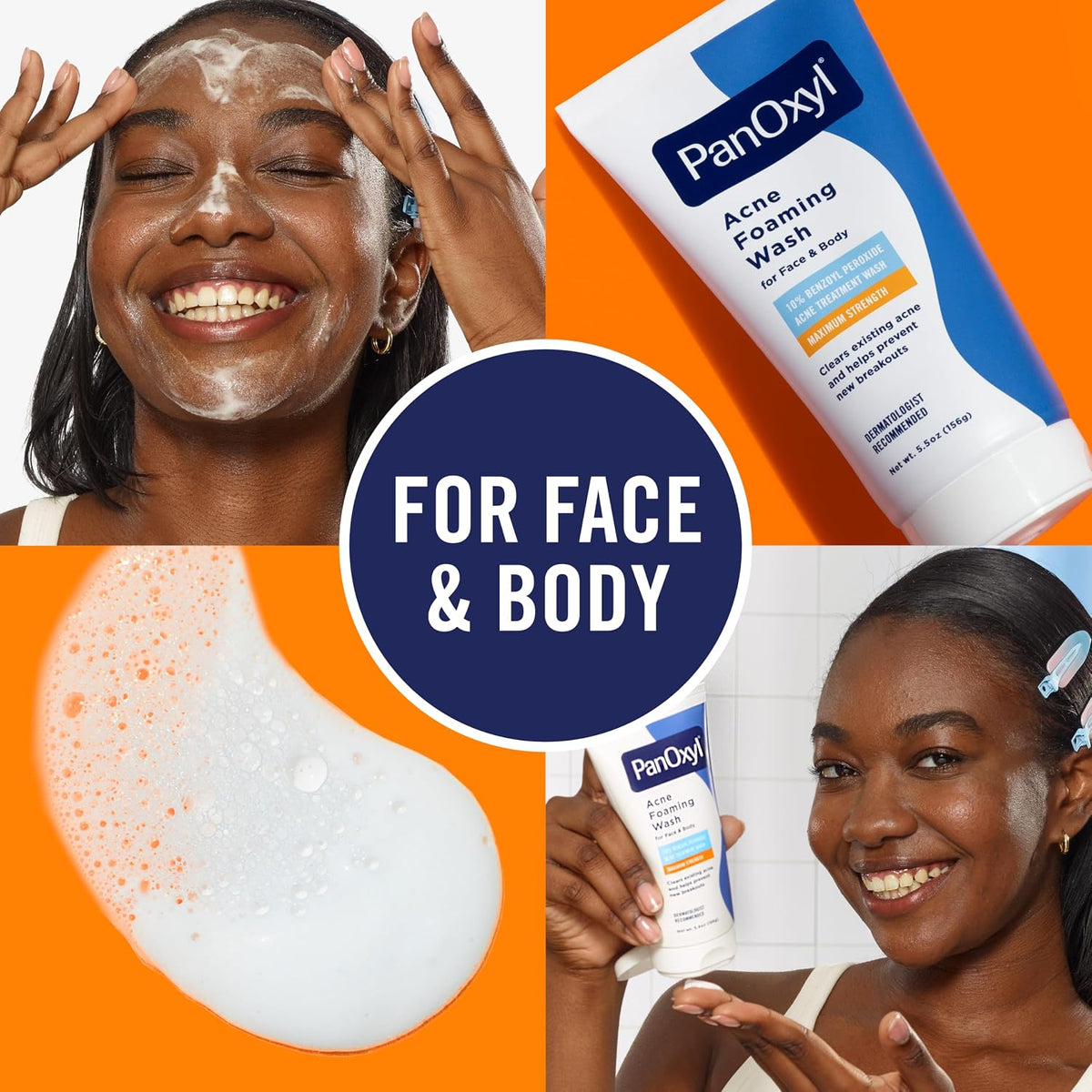 PanOxyl 10% Benzoyl Peroxide Acne Foaming Wash