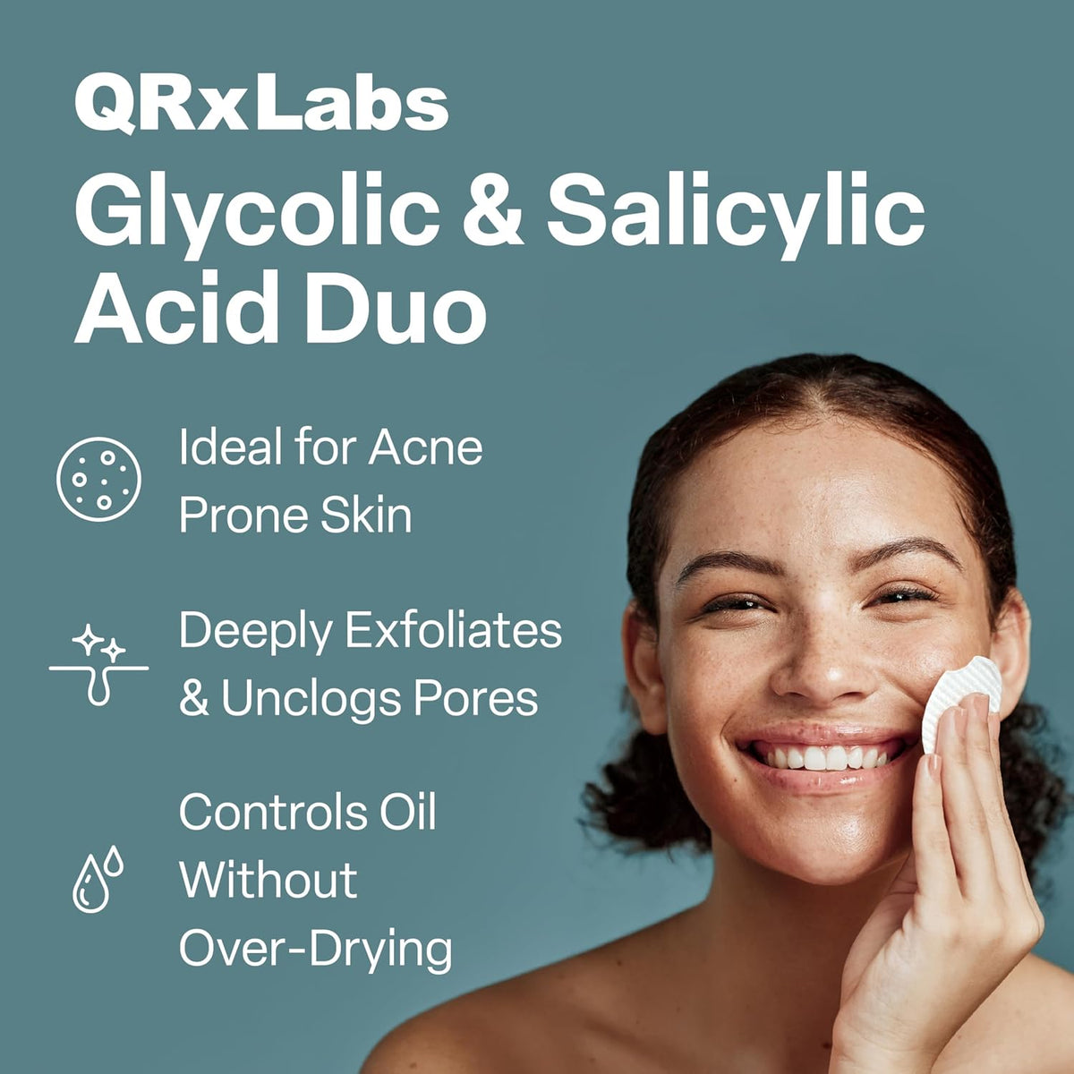 QRxLabs Acne Clearing Pads 50ct
