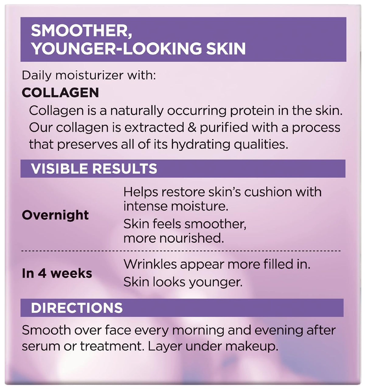 L'Oreal Paris Collagen Daily Face Moisturizer Cream