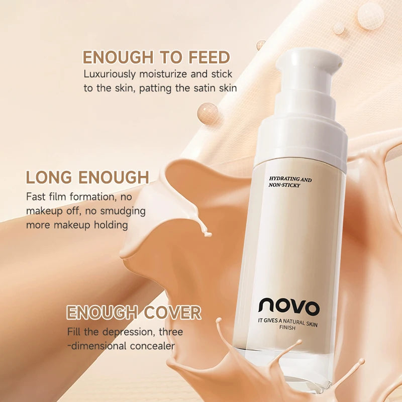 Hyaluronate Liquid Foundation – Long‑Lasting BB Cream with Vitamin E, High Coverage & UV Protection