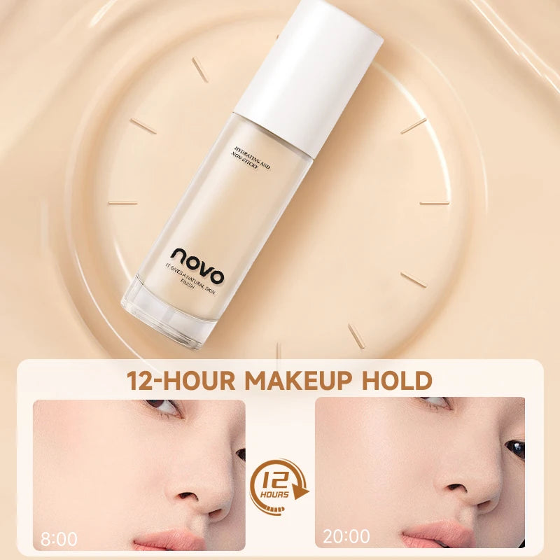 Hyaluronate Liquid Foundation – Long‑Lasting BB Cream with Vitamin E, High Coverage & UV Protection
