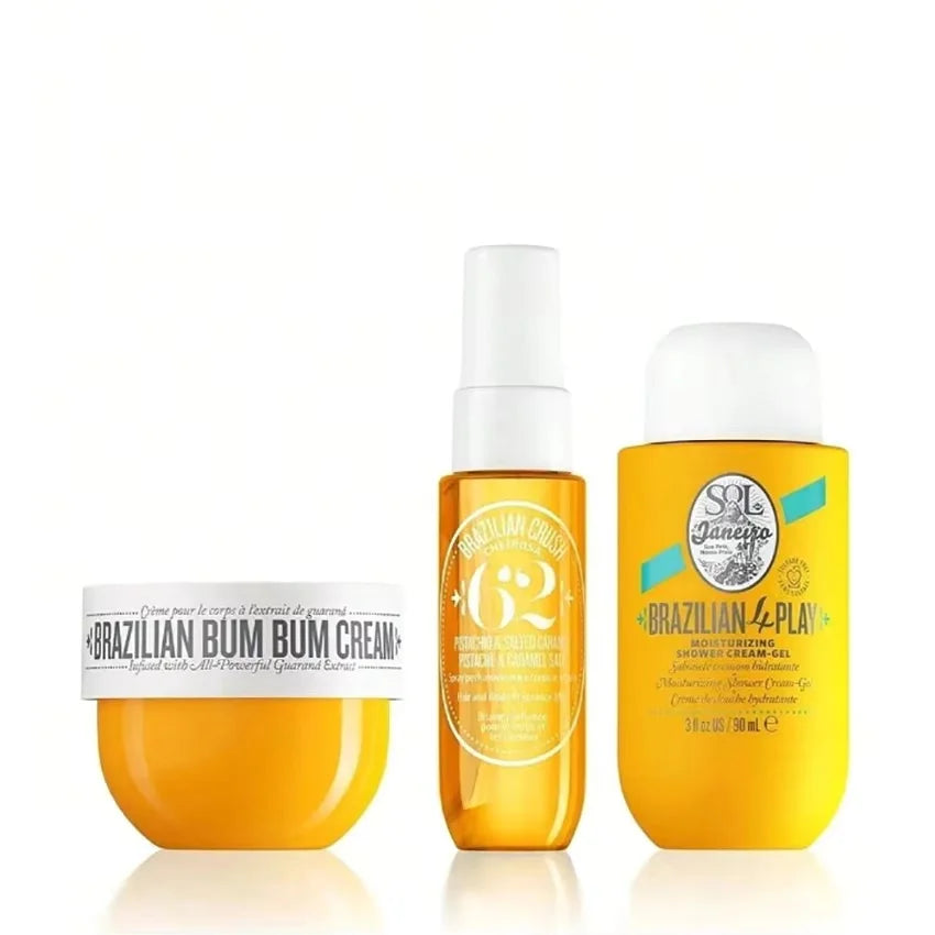 Sol de Janeiro Bum Bum Jet 3‑Piece Set – Signature Perfume & Body Care Holiday Gift