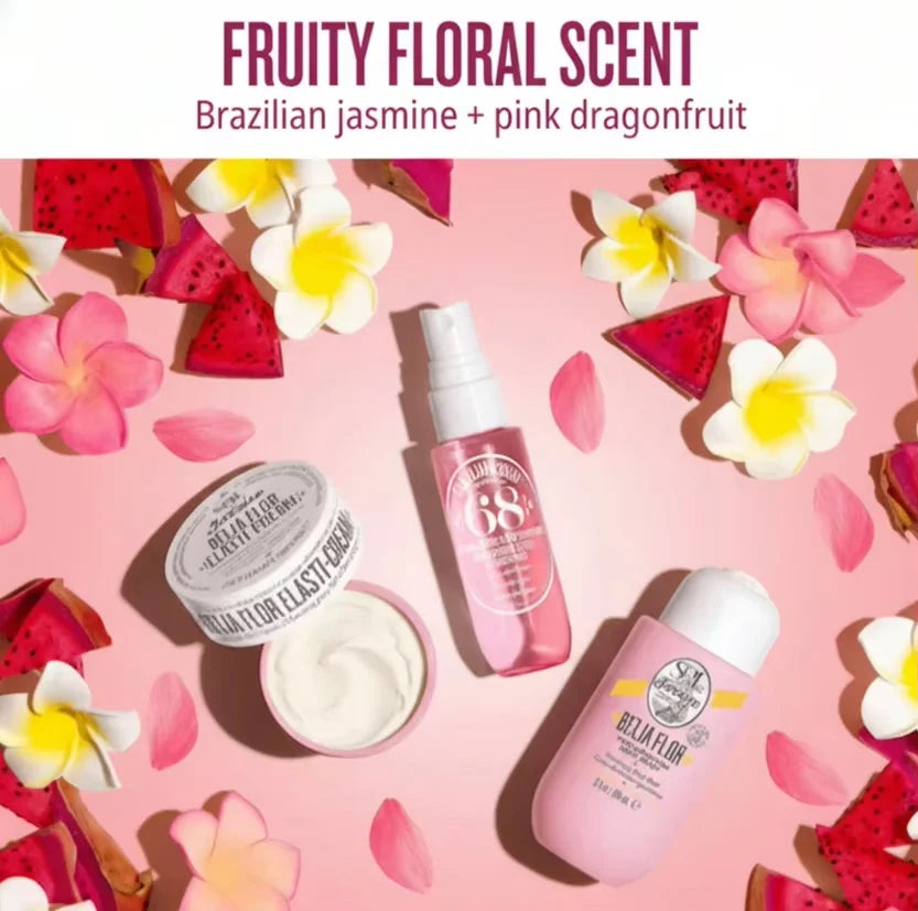 Sol de Janeiro Bum Bum Jet 3‑Piece Set – Signature Perfume & Body Care Holiday Gift