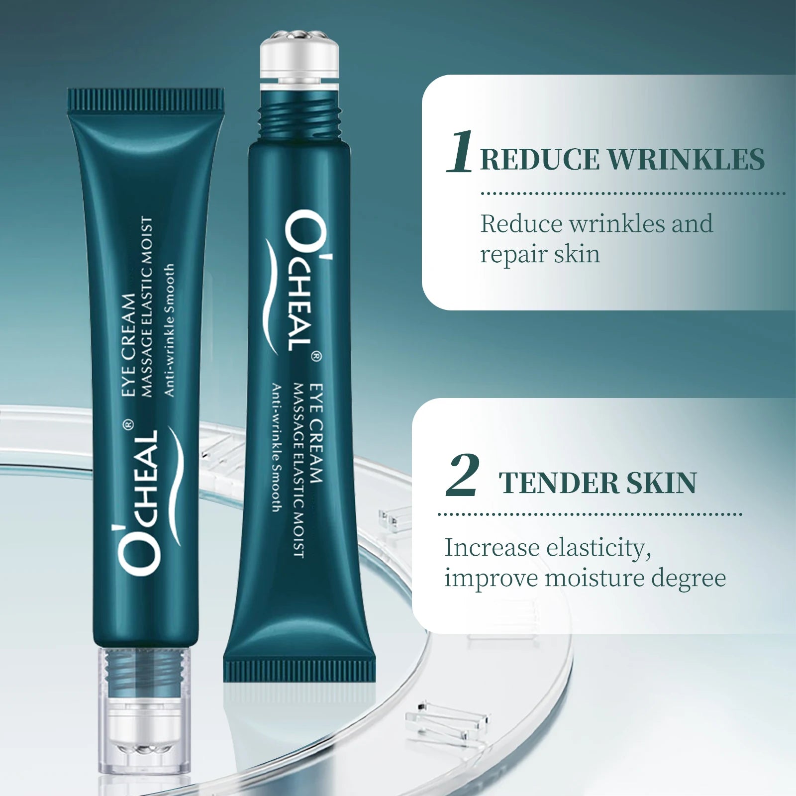 O‘’cheal Roller Massage Eye Cream Lightening Dark Circles Firming Skin Instant Eye Repair Serum Stick for women Women Eyes Care