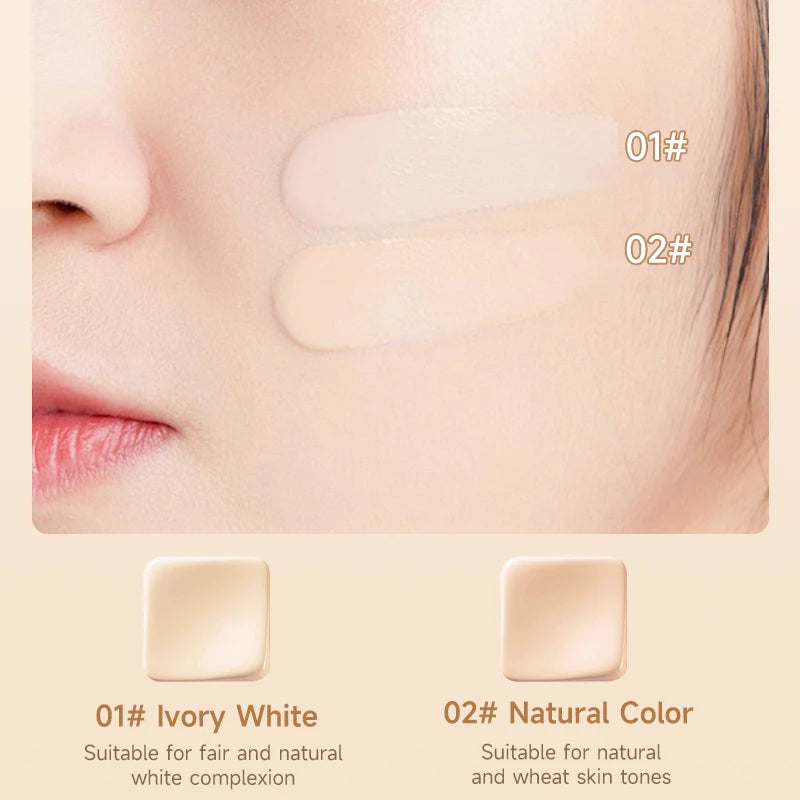 Hyaluronate Liquid Foundation – Long‑Lasting BB Cream with Vitamin E, High Coverage & UV Protection