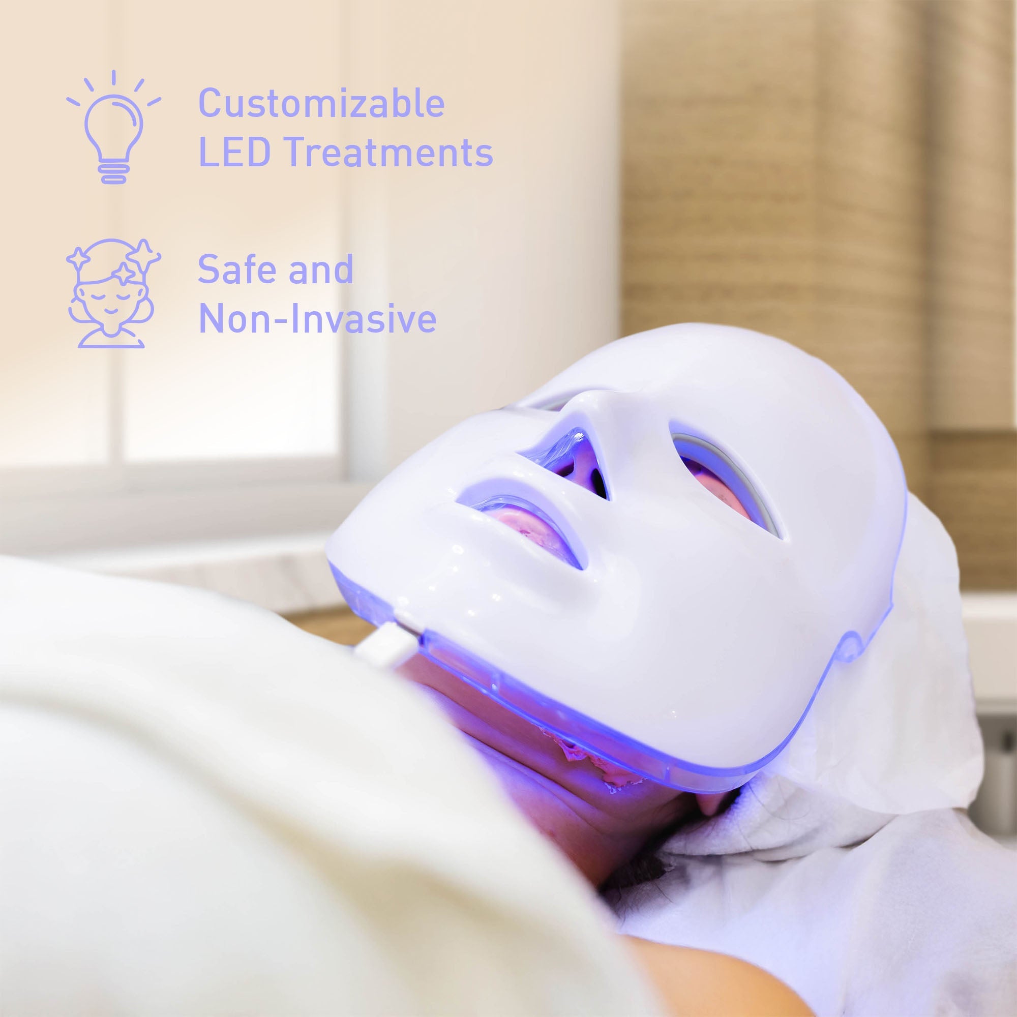 Pursonic Radiance Bundle – LED Light Therapy Mask & Vitamin C Serum