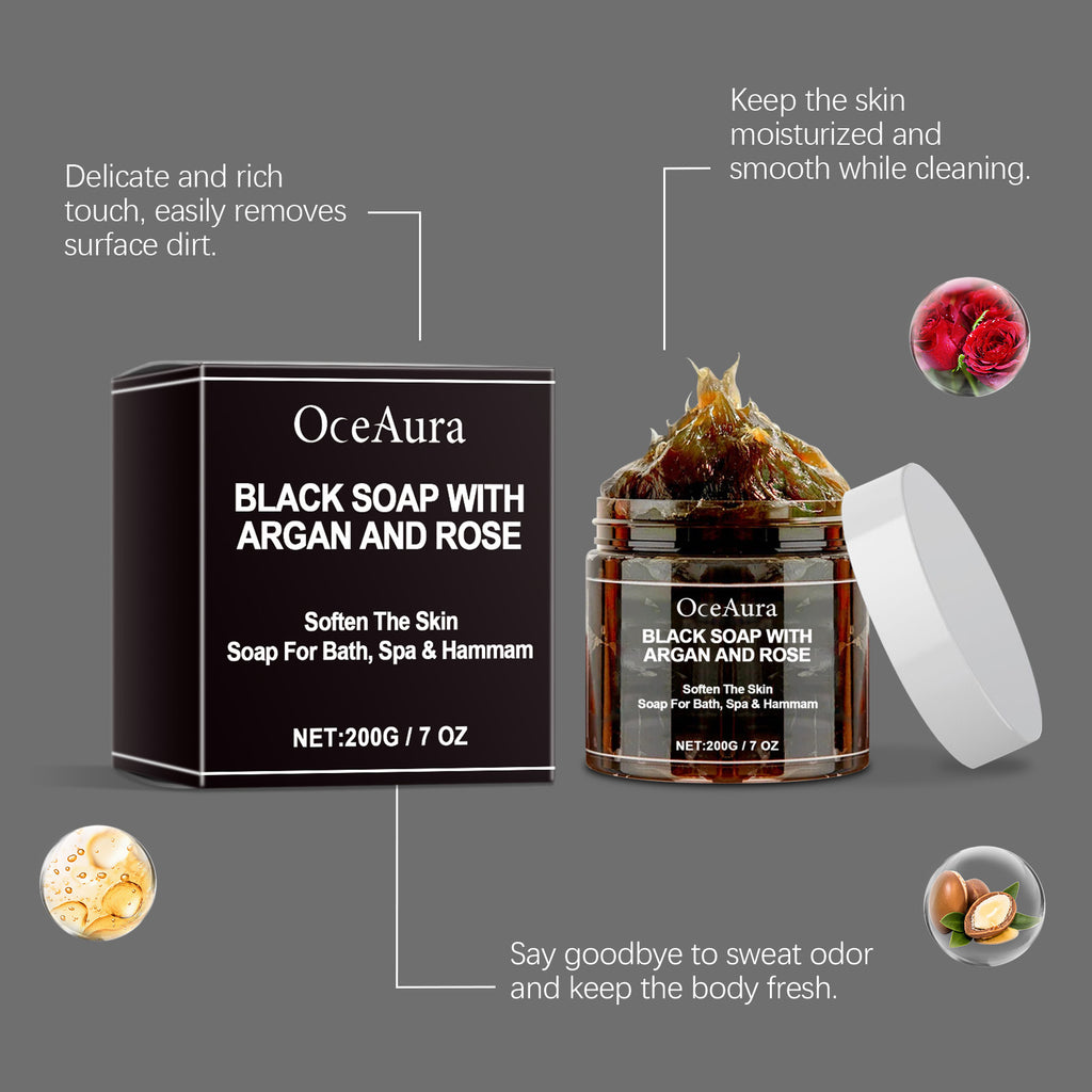 Black Soap Exfoliating Scrub – Deep Clean & Brighten Skin