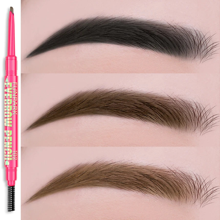 Professional Waterproof Eyebrow Pencil – Long‑Wear Tattoo Brow Pen with Brush, 5 Color Options