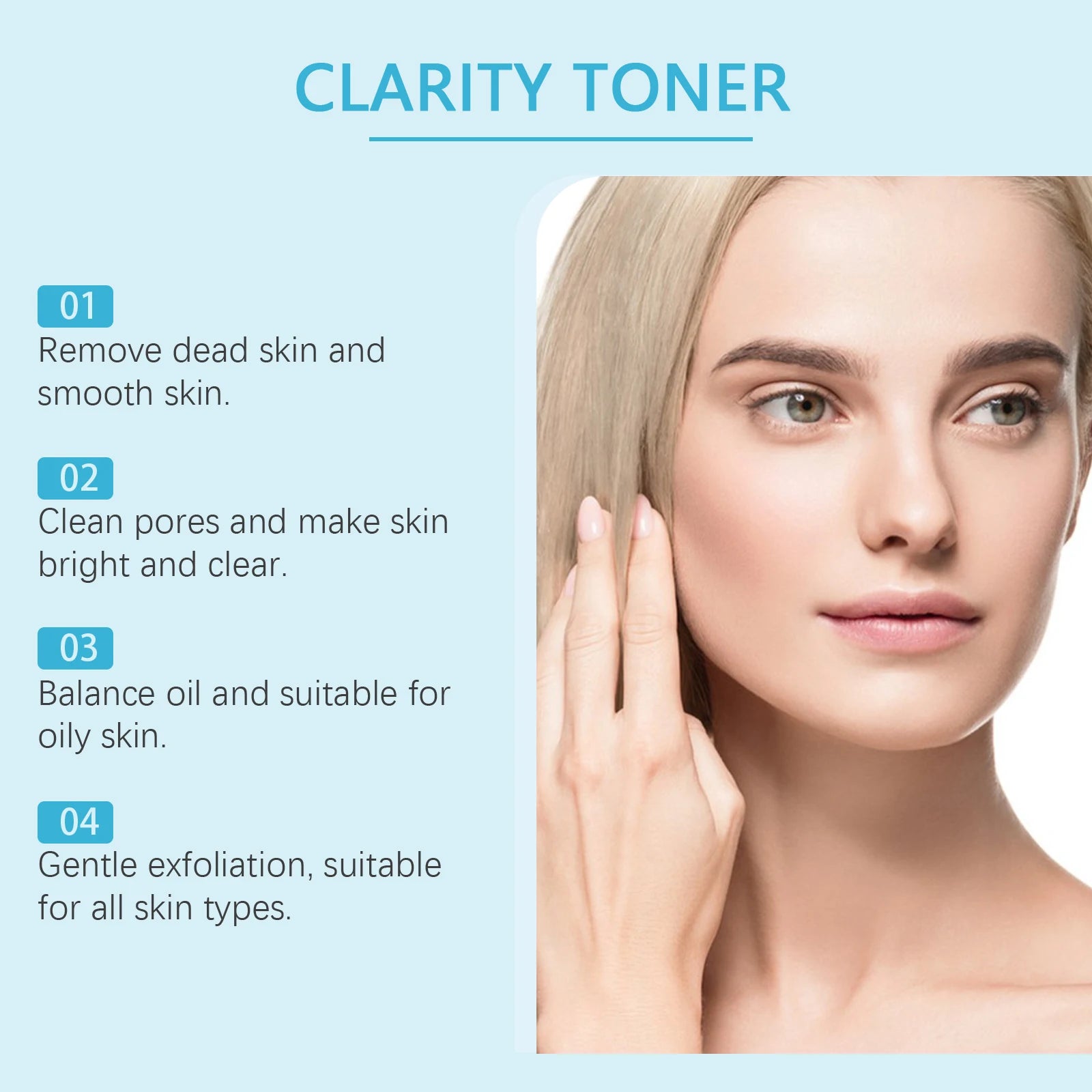 AHA BHA Gentle Exfoliating Toner — Pore Refining & Hydrating Facial Essence
