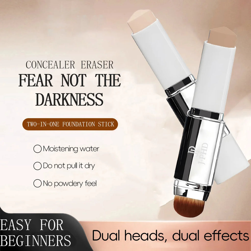 Two-in-one Brush Head Foundation Stick