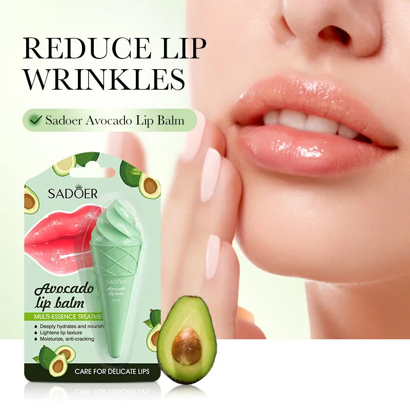 SADOER Avocado Repair Lip Balm – Ultra‑Hydrating, Nourishing & Softening Lip Care