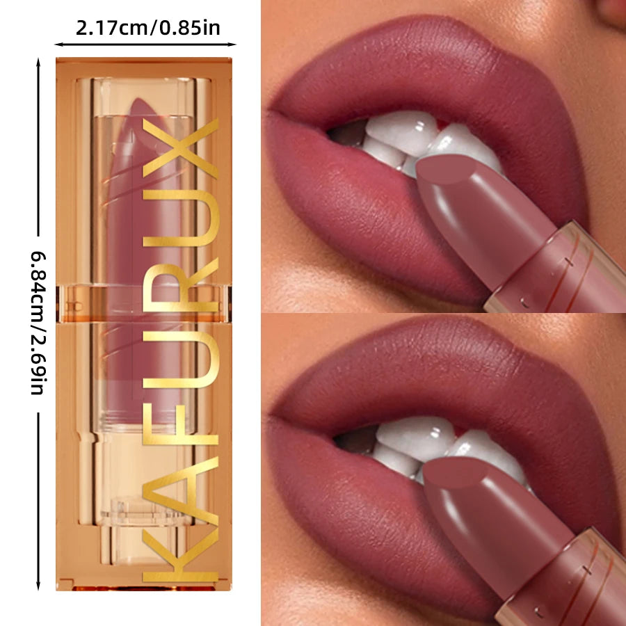 Waterproof Matte Lipstick – Long‑Lasting Red, Pink & Brown Lip Tint for Korean Makeup Looks