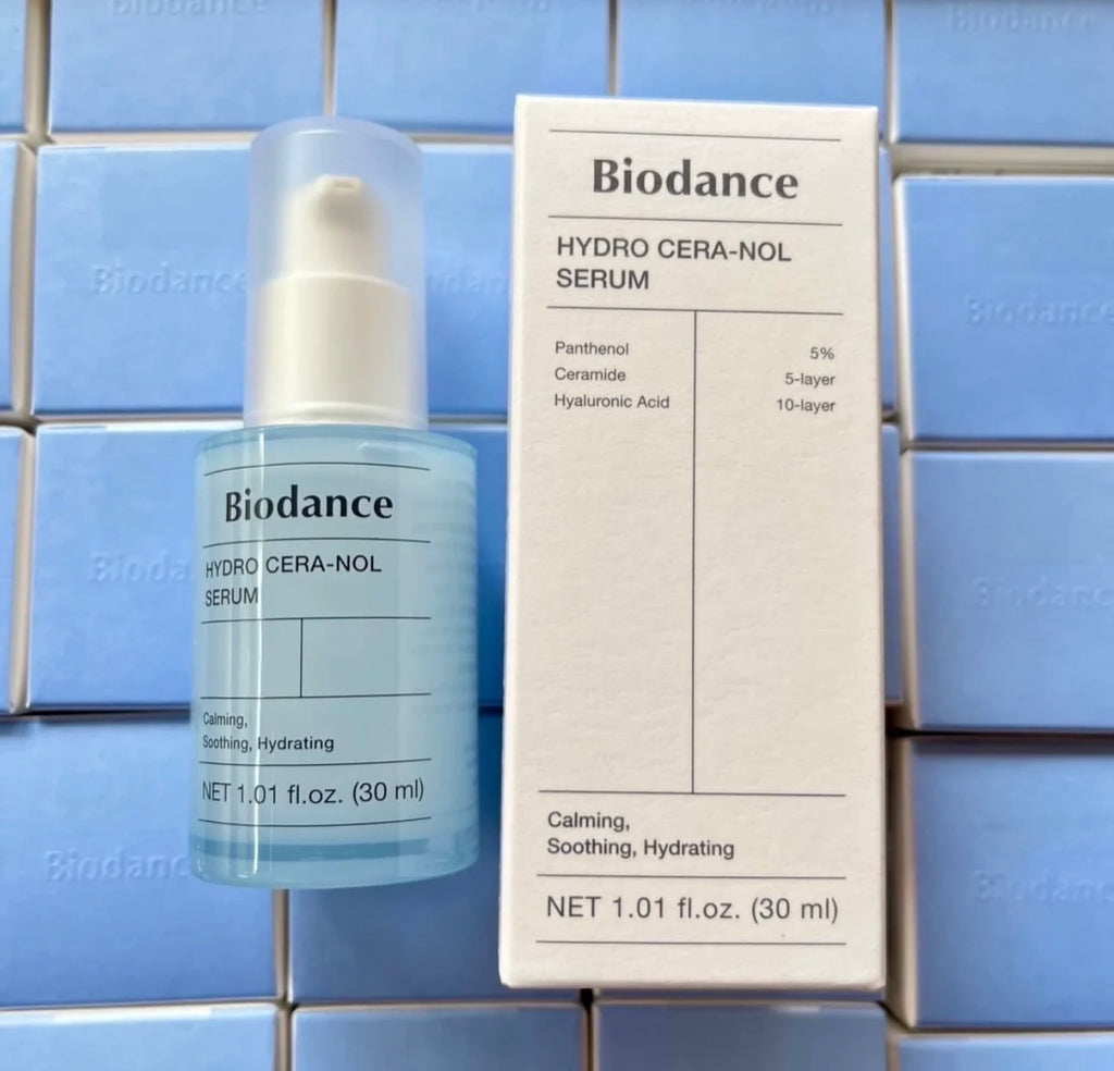 Biodance Pore‑Tightening Collagen Ampoule – Hydro Cera‑Nol Serum with Panthenol & Hyaluronic Acid (30ml)