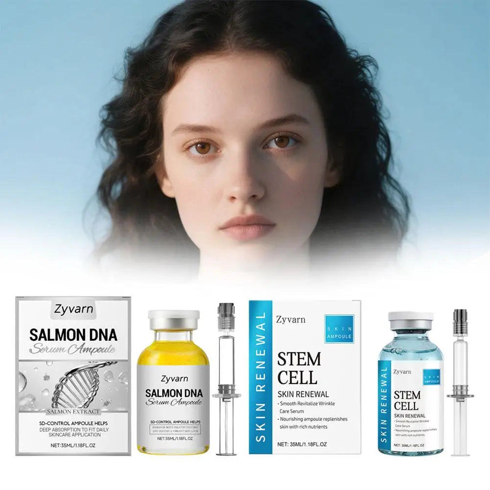 Korean Salmon Ampoule Serum Pure Peptide Powerful Firming Anti-Aging Essence Lotion Effectively Tightens Moisturizes Skincare