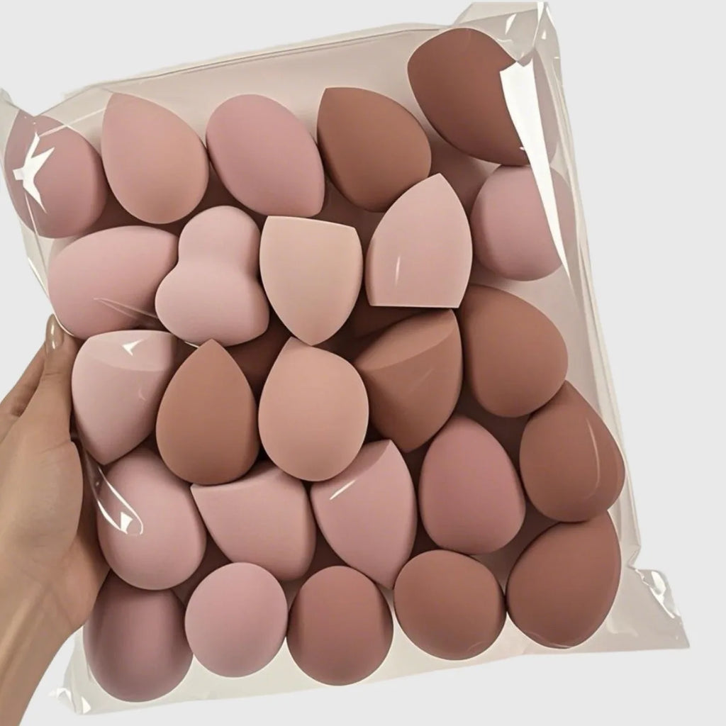 8PCS Professional Makeup Sponge Set – Hydrophilic, Assorted Shapes, Perfect for Powder & Liquid Foundation