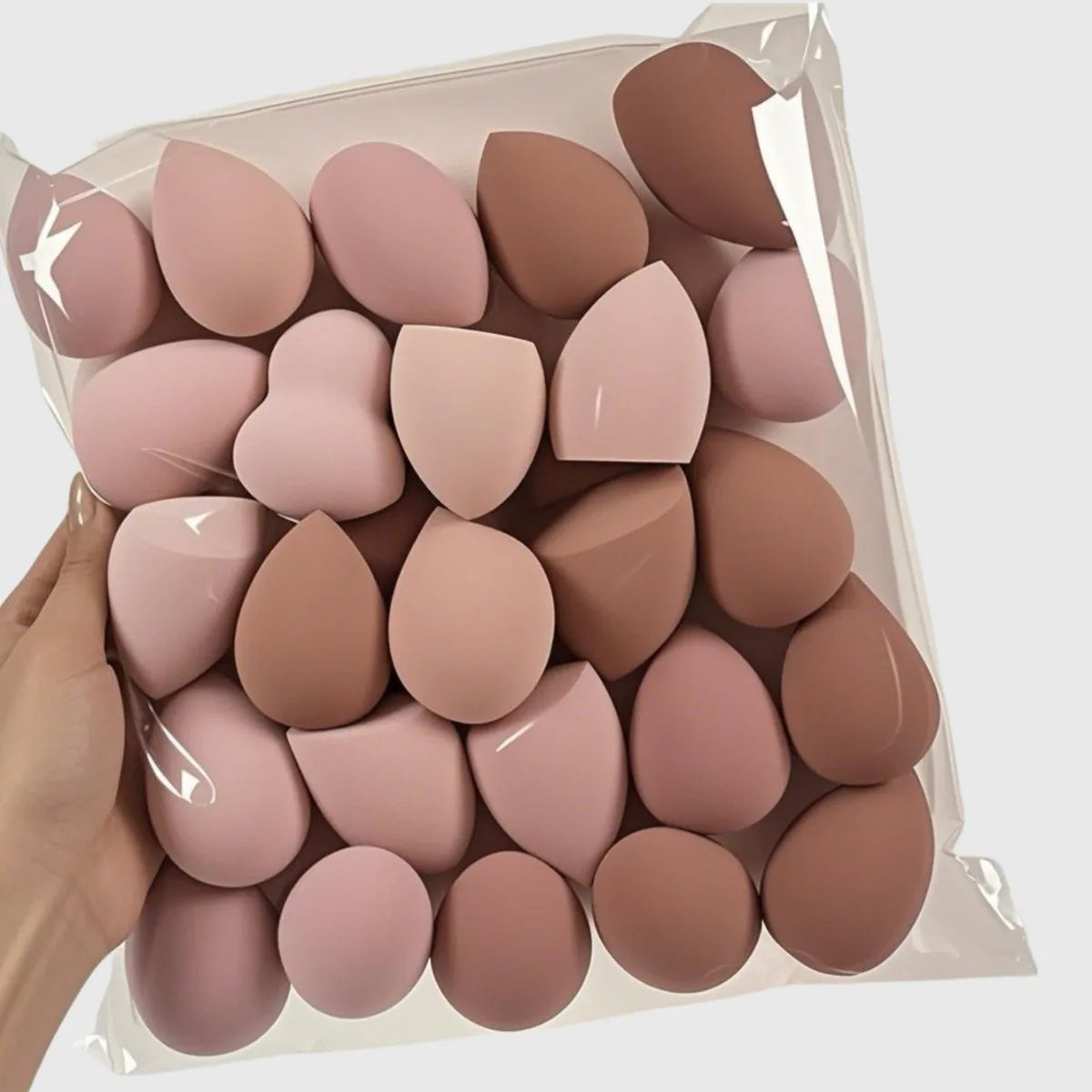 8PCS Professional Makeup Sponge Set – Hydrophilic, Assorted Shapes, Perfect for Powder & Liquid Foundation