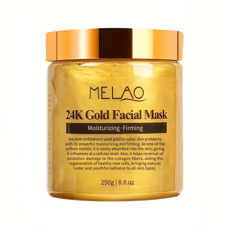 MELAO Gold Collagen Mask – Deep Moisture & Glow Care