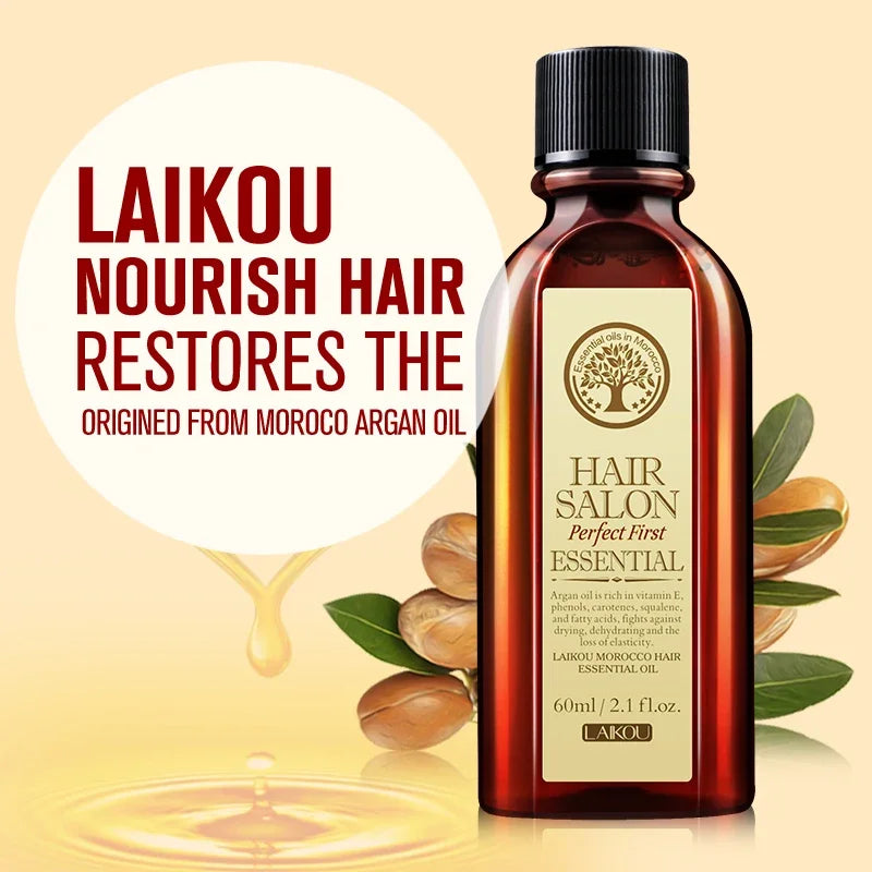 LAIKOU Argan Hair Oil – Anti‑Frizz & Deep Repair.
