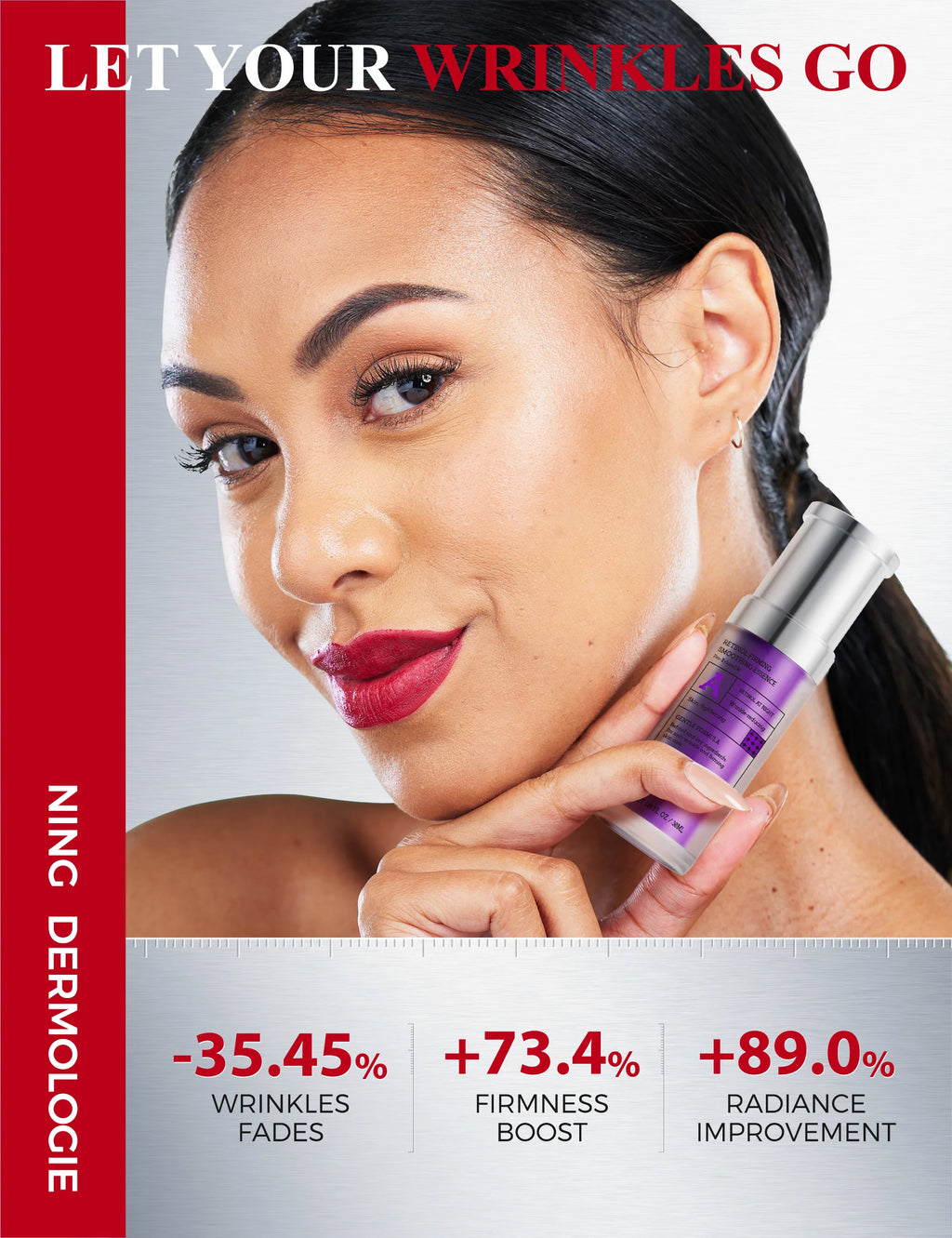 NING Retinol Serum 30ml x3 – Beginner Night Essence for Firming Care, Smooth-Looking Lines & Radiant Skin