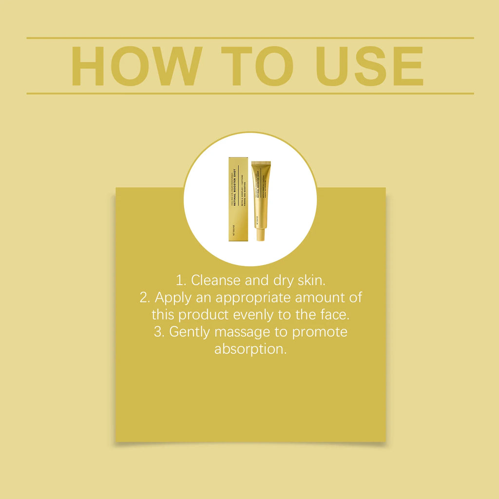 Face & Eye Cream Booster Shot Retinol Alternative Caffeine Firming Reduce Fine Lines Pores Skin Barrier Moisturizer