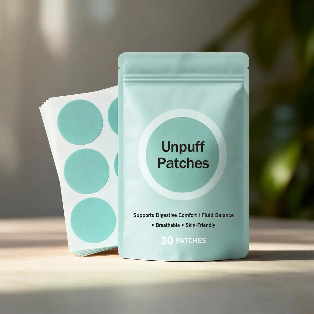30 UnPuff PATCHES Supports Naturally Plant Ingredients Comfort