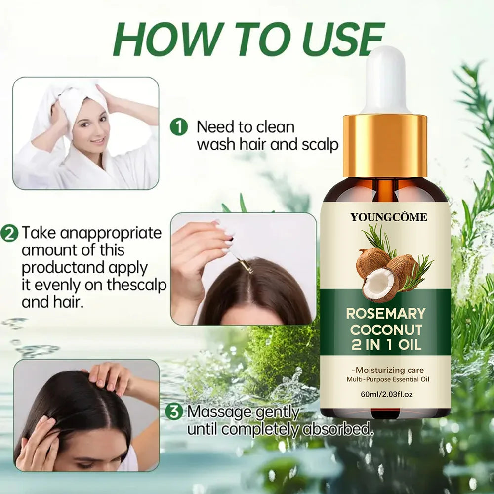 Rosemary Hair Oil – Hair Loss Repair & Root Strengthening