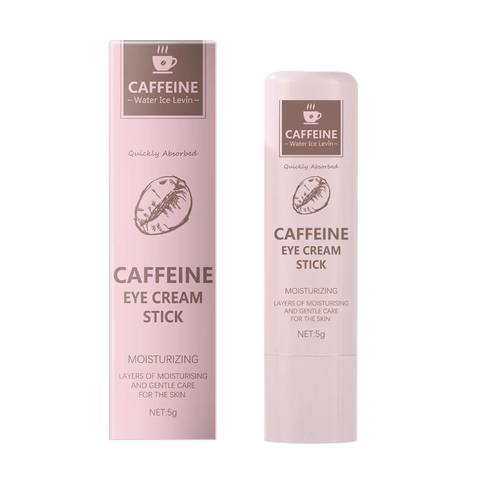 Caffeine eye cream stick nourishes the skin, improves fine lines, relieves eye bags and dark circles, and brightens the eye skin