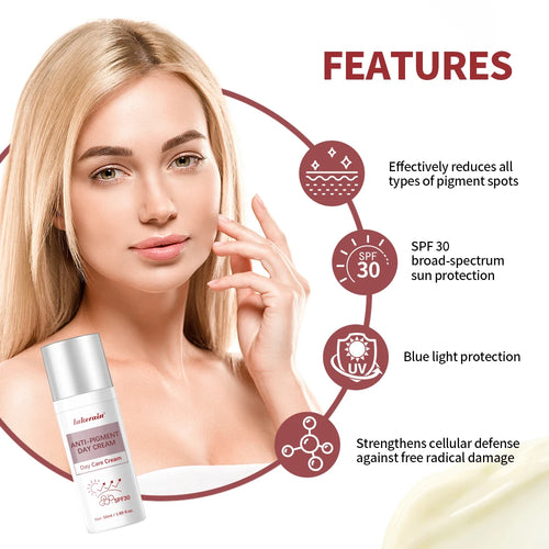 50ml Day Cream SPF 30 Outdoor Sun Protection Easily Absorbed Non-greasy Cream Daily Skin Care Product For All Skin Types