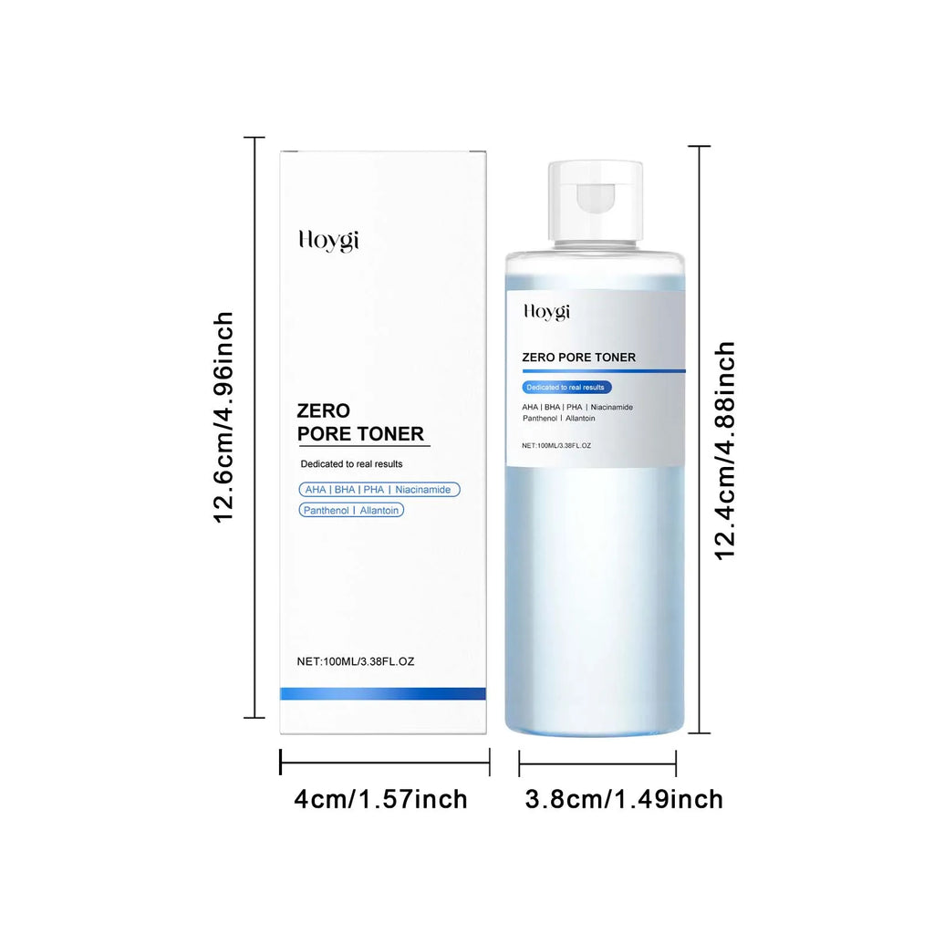 Exfoliating Hydrating Toner Moisturizing Smoothing Brighten Skin Pore Refining Improve Dry Skin Zero Pore Toner Soothing Formula