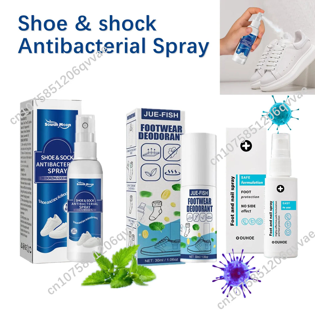 Foot Odor Defense Spray – Shoe & Sock Deodorizing Perfume | Odor Removal, Anti‑Sweat Foot Care