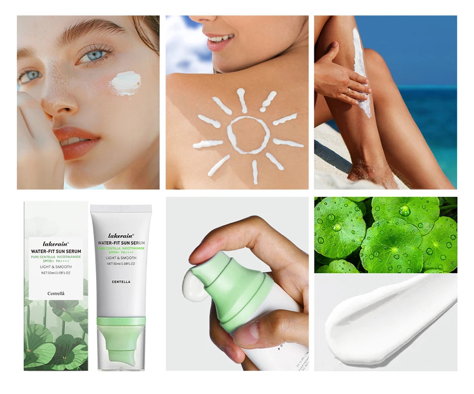 LAKERAIN SPF50 Sunscreen Lotion – Long‑Lasting, Non‑Greasy UV Protection for Face