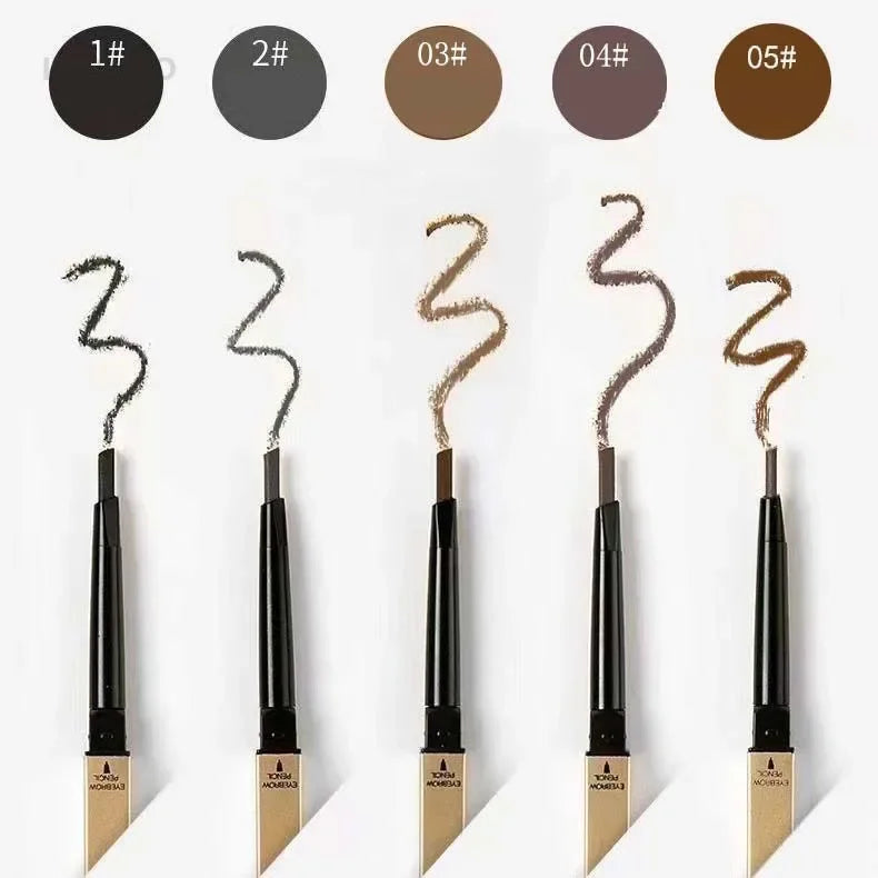 Double‑Head Brow Pencil & Brush – Long‑Wear, Smudge‑Proof Eyebrow Pen for Defined Brows