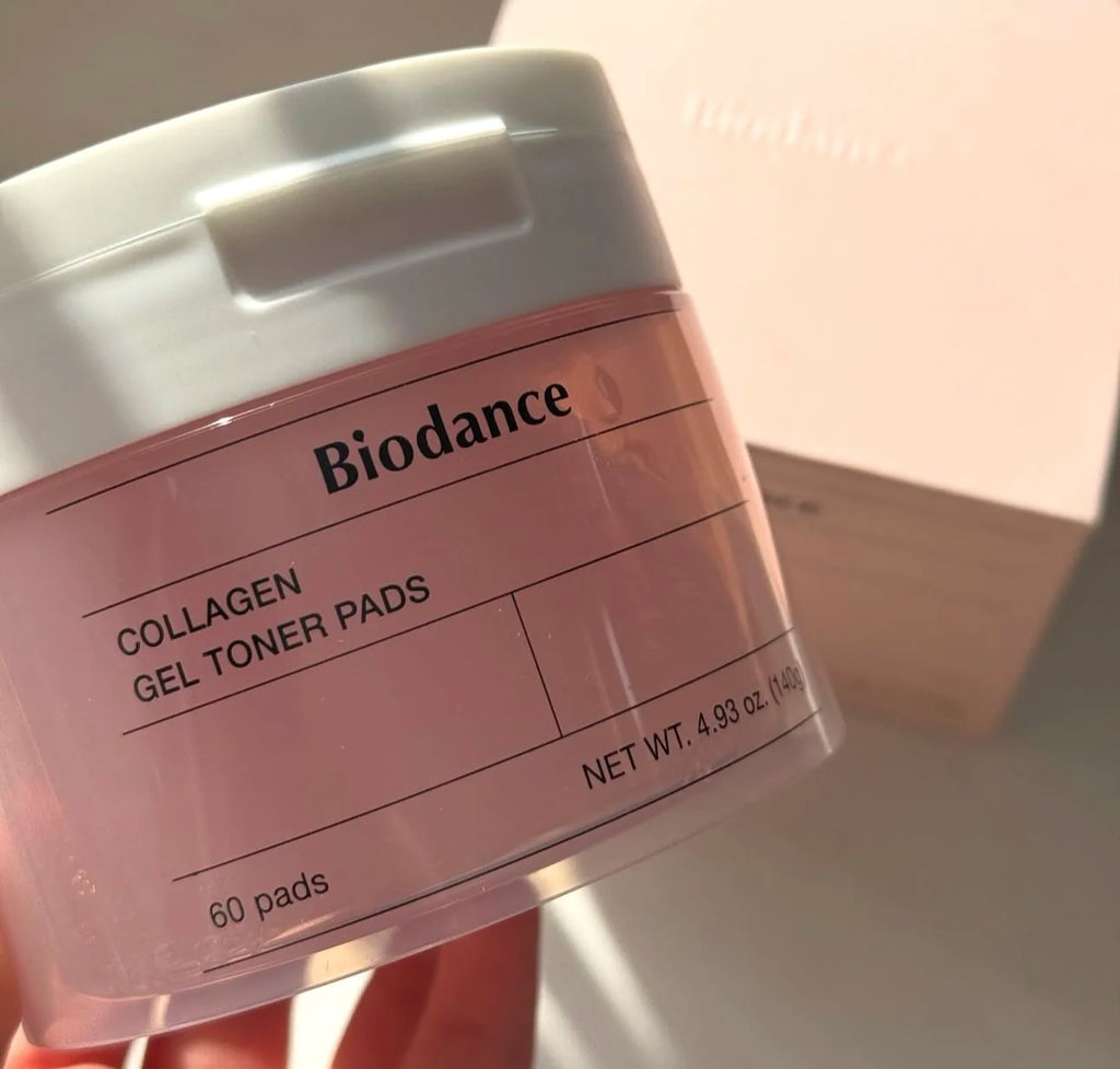 Biodance Collagen Gel Toner Pads – Hyaluronic Acid Hydration & Nicotinamide Whitening Care