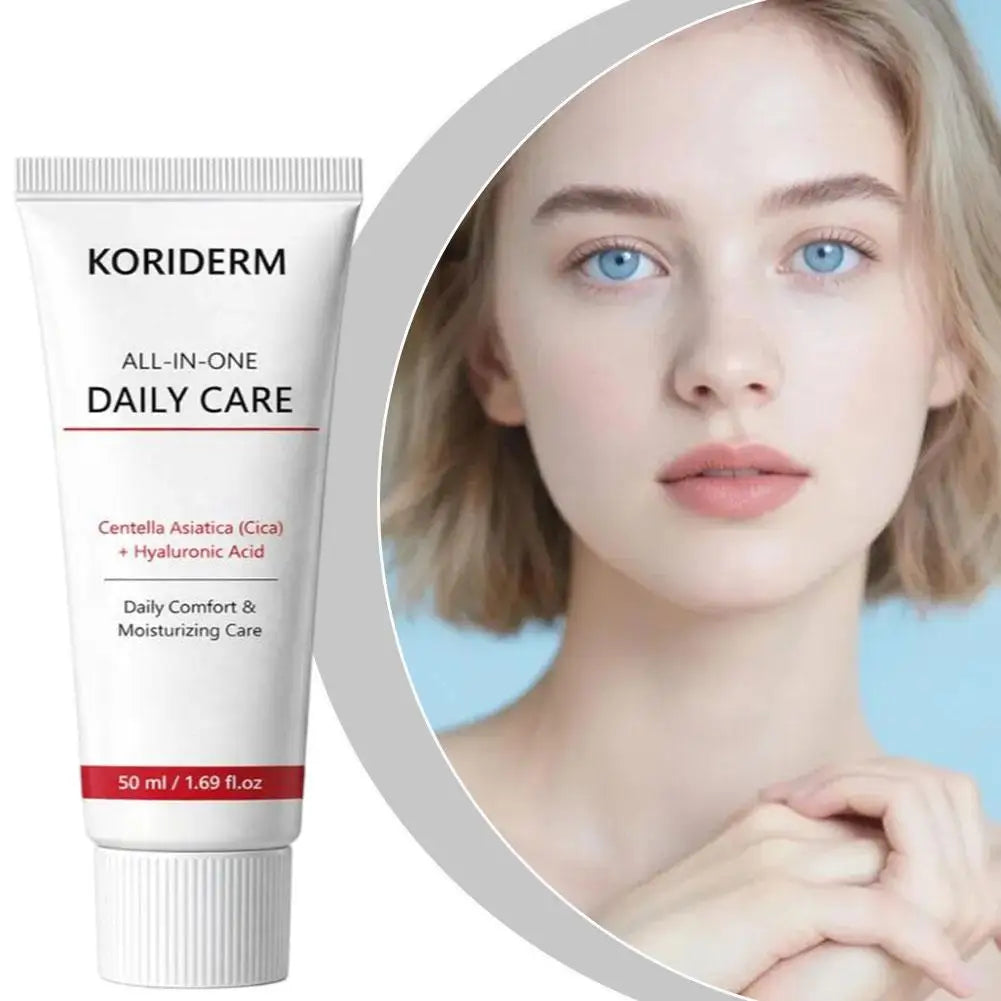 Centella Asiatica Firming Facial Cream Hyaluronic Acid Barrier Repair Moisturizing Gentle Non Irritating For Daily Skincare